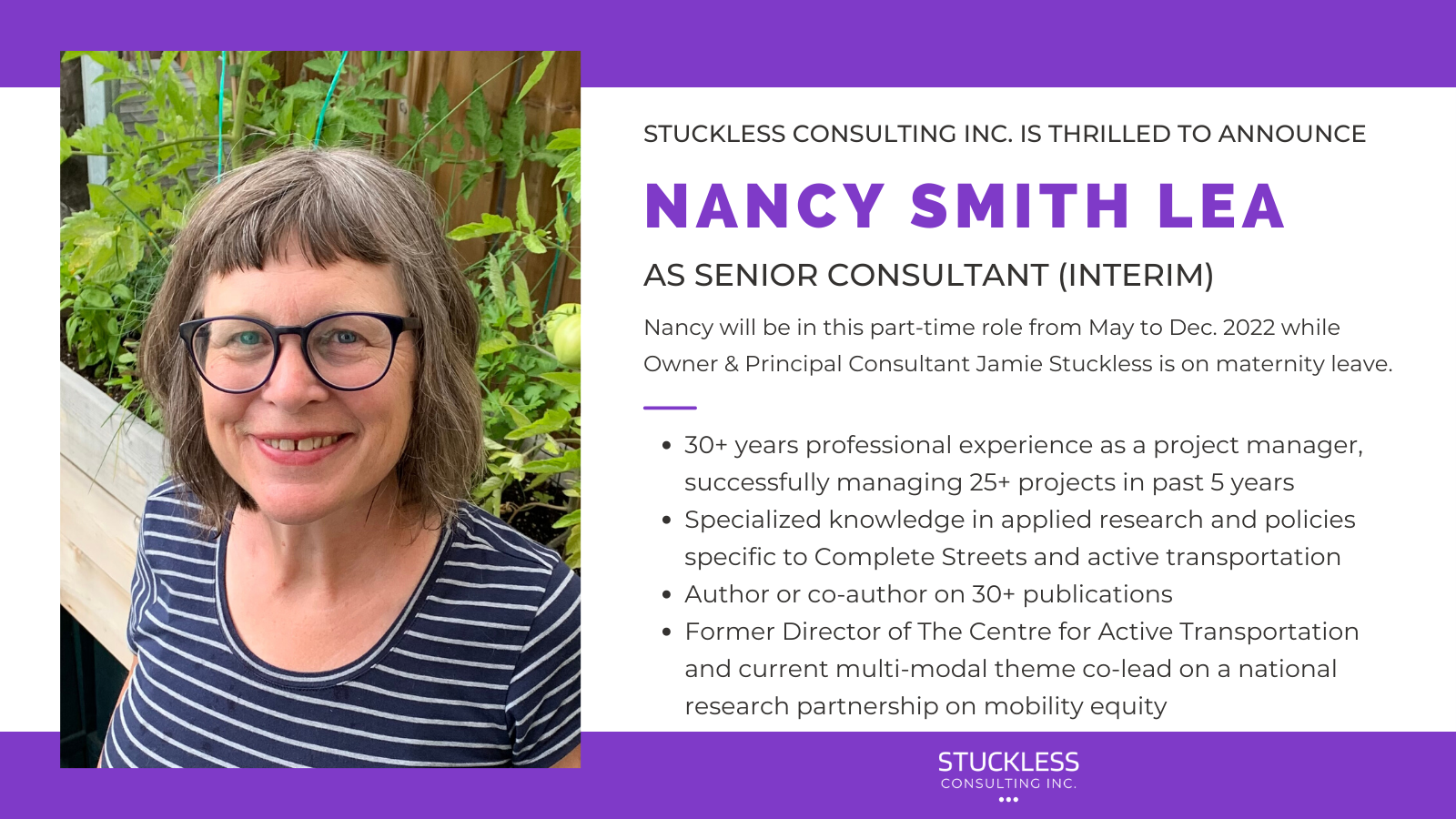 Nancy Smith Lea - Senior Consultant (Interim)